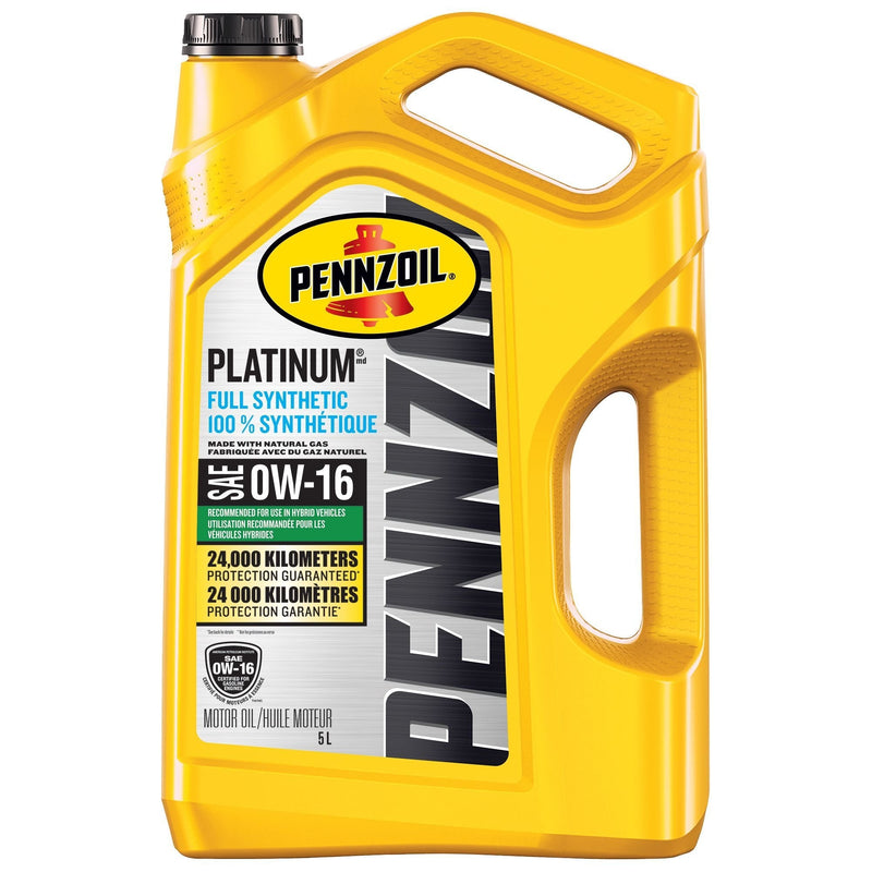 Platinum 0W16 Synthetic Engine Oil, 5-L Y0435