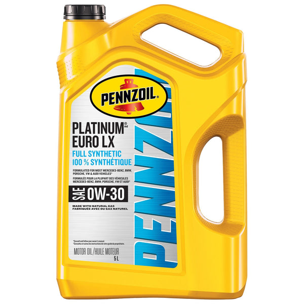 Platinum Euro LX 0W30 Synthetic Engine/Motor Oil, 5-L W5933