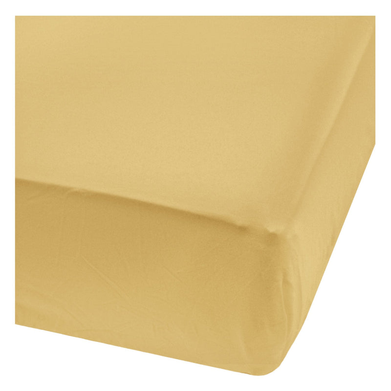 Bamboo Baby Crib Fitted Sheets, Curry V9707
