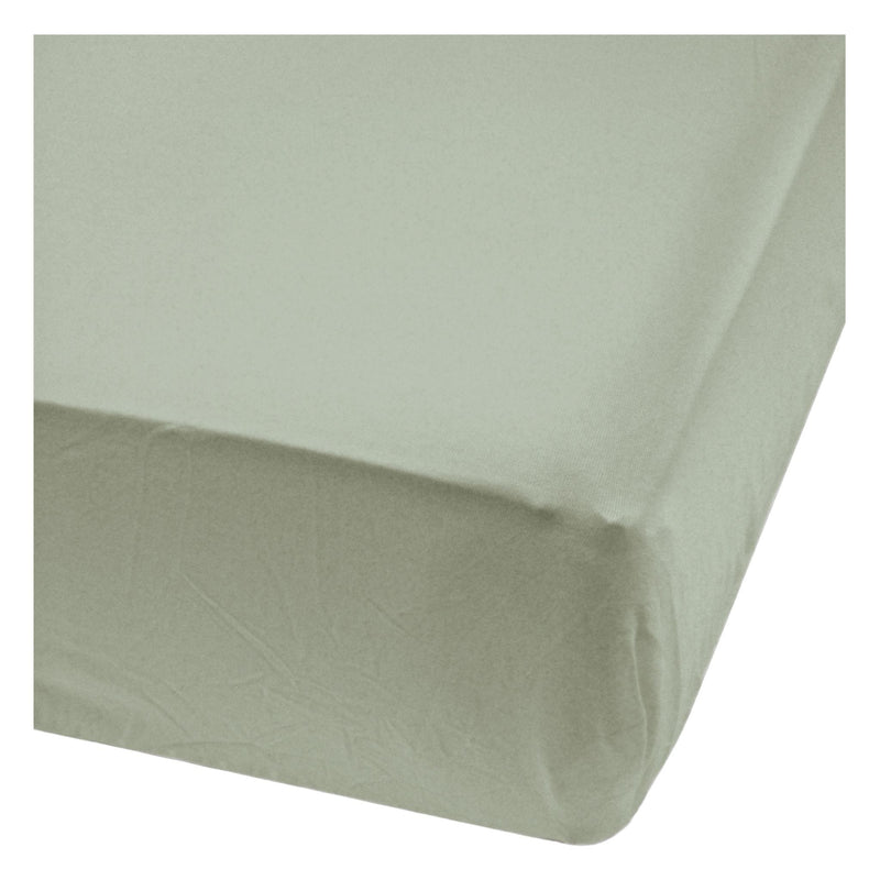 Bamboo Baby Crib Fitted Sheets, Moss P4220