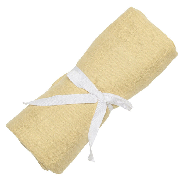Cotton Muslin Baby Swaddle Blanket, Lemon T0399