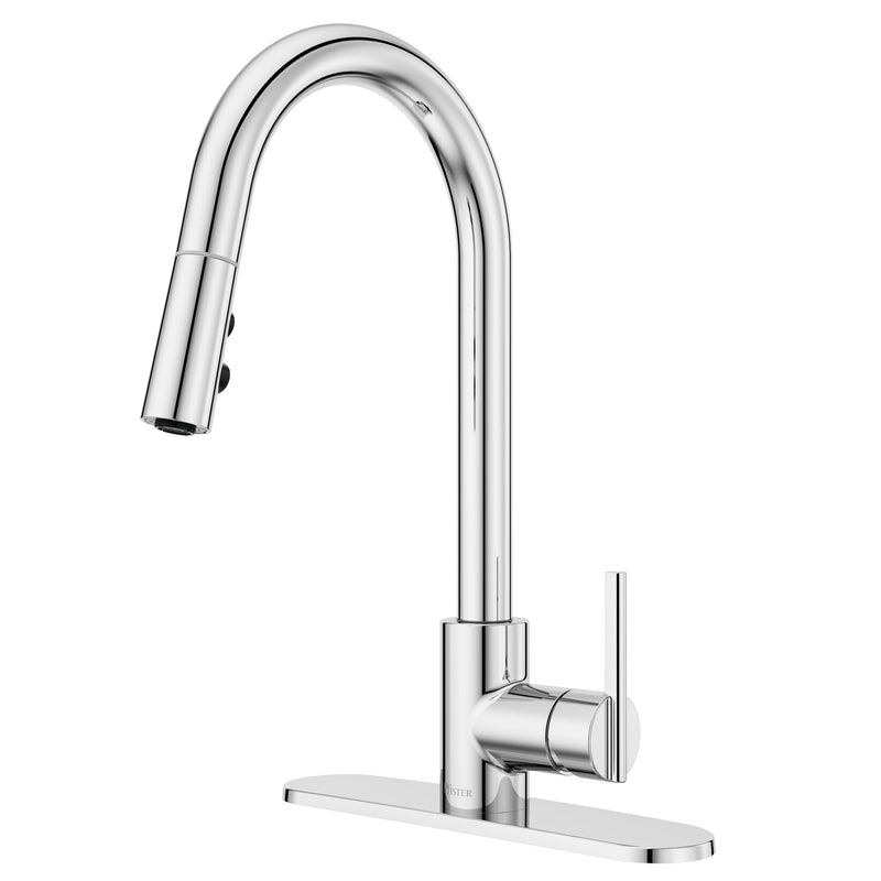 Modern Pull-Down Kitchen Faucet, Chrome M8861