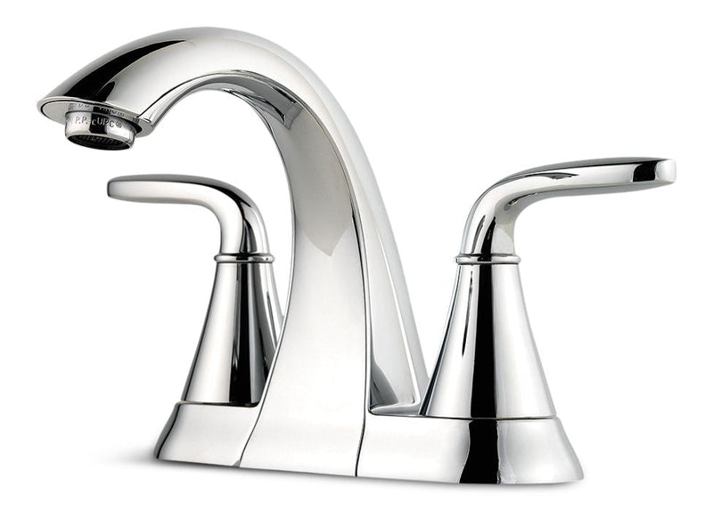Pasadena Double Handle 4-in Centreset Bathroom Sink Faucet, WaterSense Certified, Chrome A2968