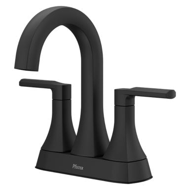 Vaneri 4-in Centreset Bath Faucet, Matte Black T4408