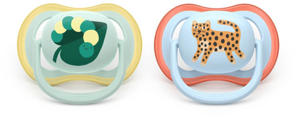 Ultra Aair Caterpillar Pacifier for 0-6M, 2-pk Z6143