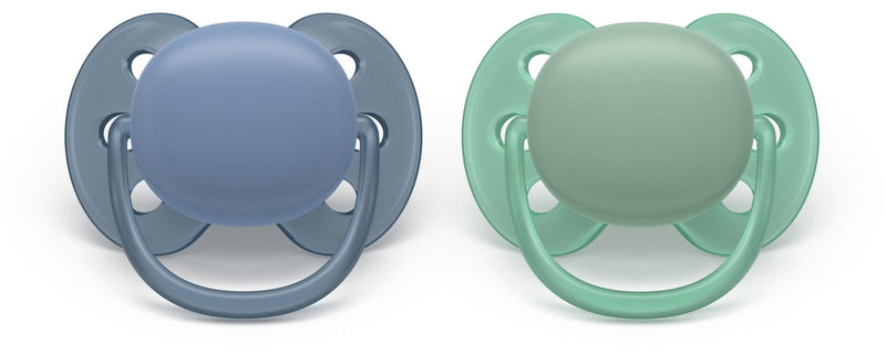 Ultra Soft Blue Pacifier for 6-18M, 2-pk H6987