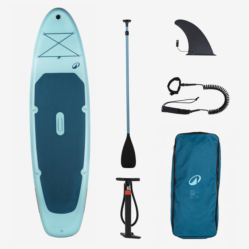 10 ft 6 in Inflatable Stand Up Paddle Set for 1–2 People, 100 V3380