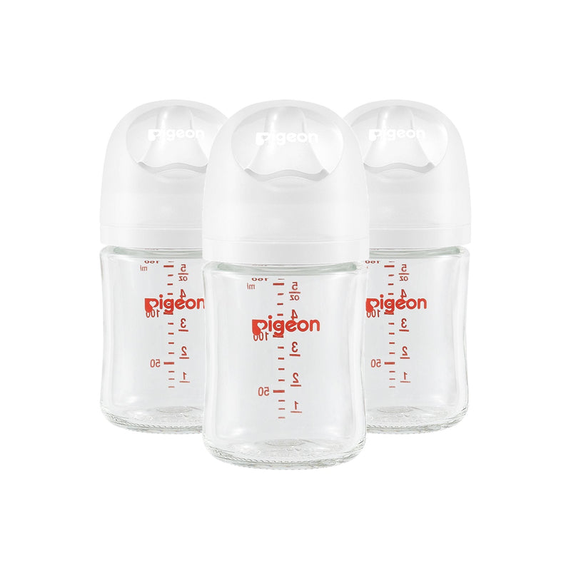 Glass Bottle with Silicone Nipple (SS), 5-oz, 0 Months+, 3-pk L9430
