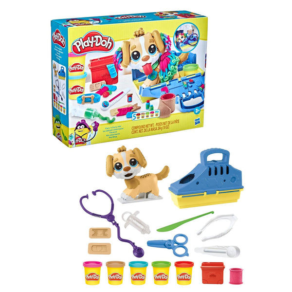 Care N' Carry Vet Playset, With Compound Cans, Non-Toxic, 10 oz, 5-pc, Ages 3+ K6021