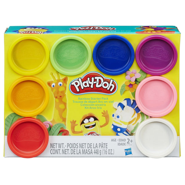 Rainbow 8 Colour Starter Pack Molding Material For Toddlers & Kids, Ages 2+ C9990