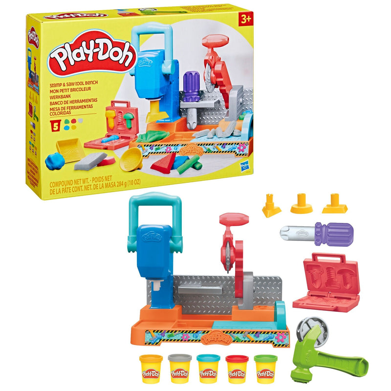 Stamp & Saw Tool Bench Playset, Ages 3+ T7968