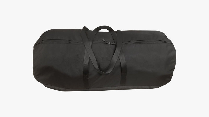Extra-Large Black Nylon Storage Cargo Bag with Handles and Full-Length Zipper N3389