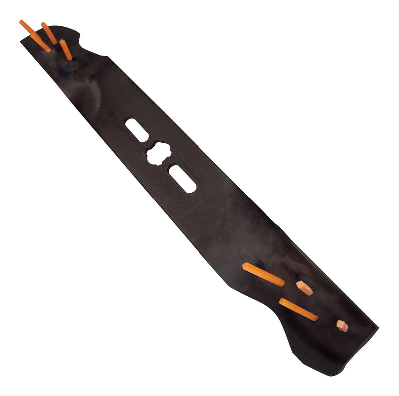 Power Rake Universal 6-in-1 Replacement Lawn Mower Blade, 19-in/20-in, Removable Tines T2715