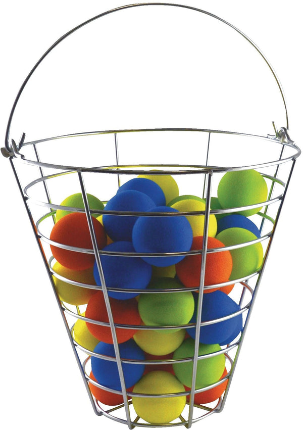 Foam Practice Golf Balls with Range Bucket, 42-pk, Assorted Colours M7669