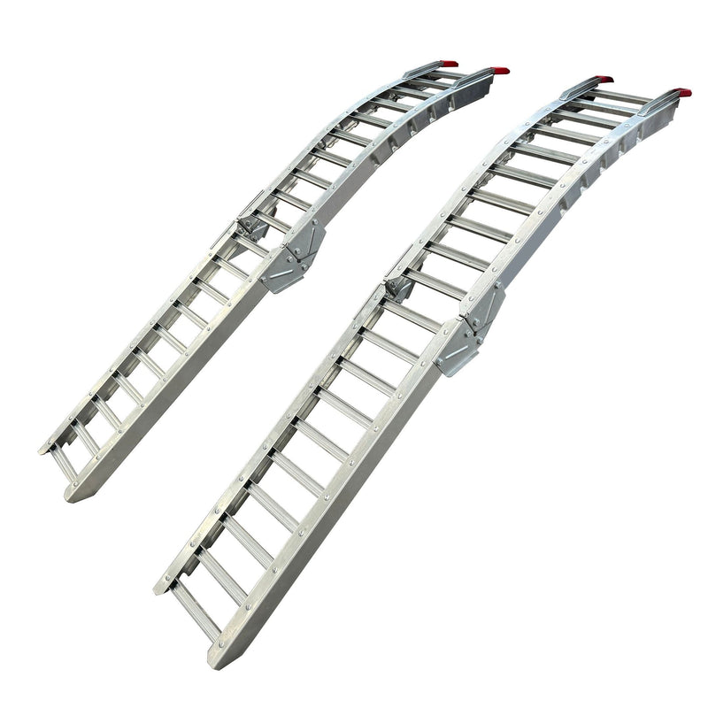 PRIME1 Steel Rung Folding Loading Ramp, Unassembled, 84-in, 2-pc D7453