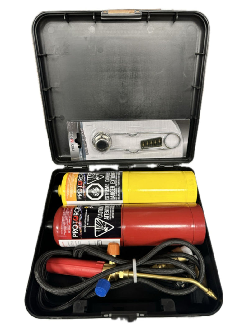 Pro Torch Oxi-Mapp Brazing Torch Kit with Storage Case M6456