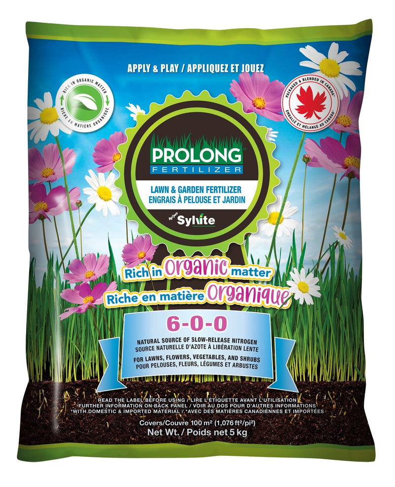 Slow Release Nitrogen Lawn & Garden Organic Fertilizer, 6-0-0, 5kg C5346