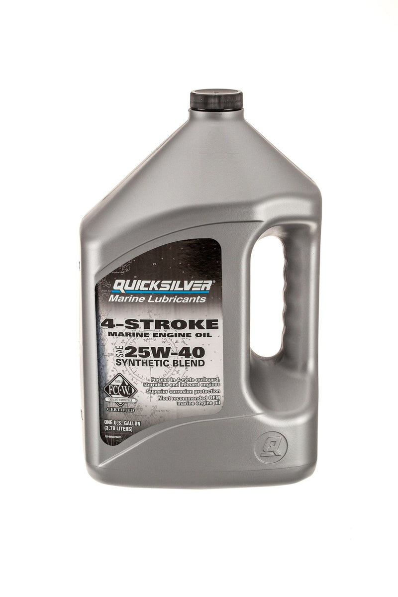4-Stroke Synthetic Blend Marine Engine Oil 25W40, 4-L P9446