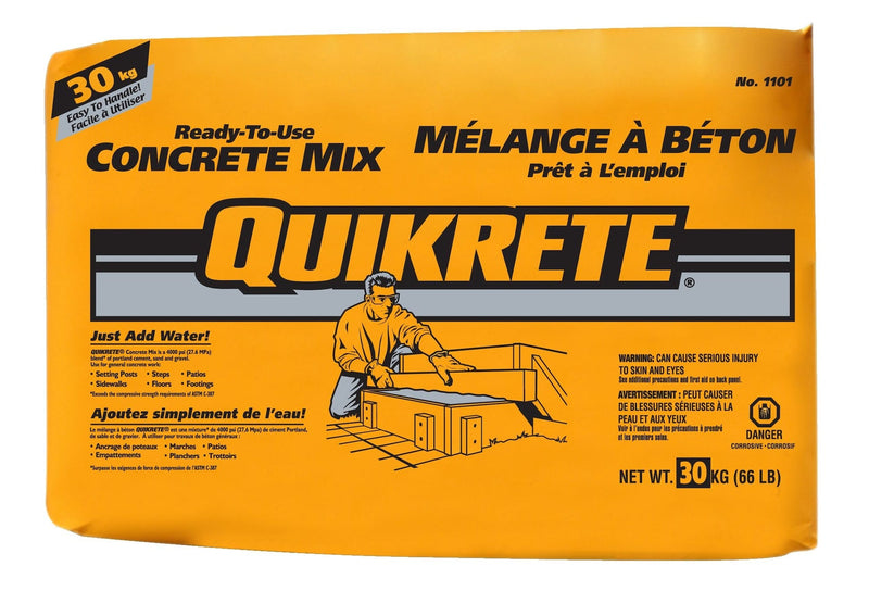 Ready-To-Use Pre-Mixed Multi-Purpose Concrete Mix, Just Add Water, 30-kg A2102