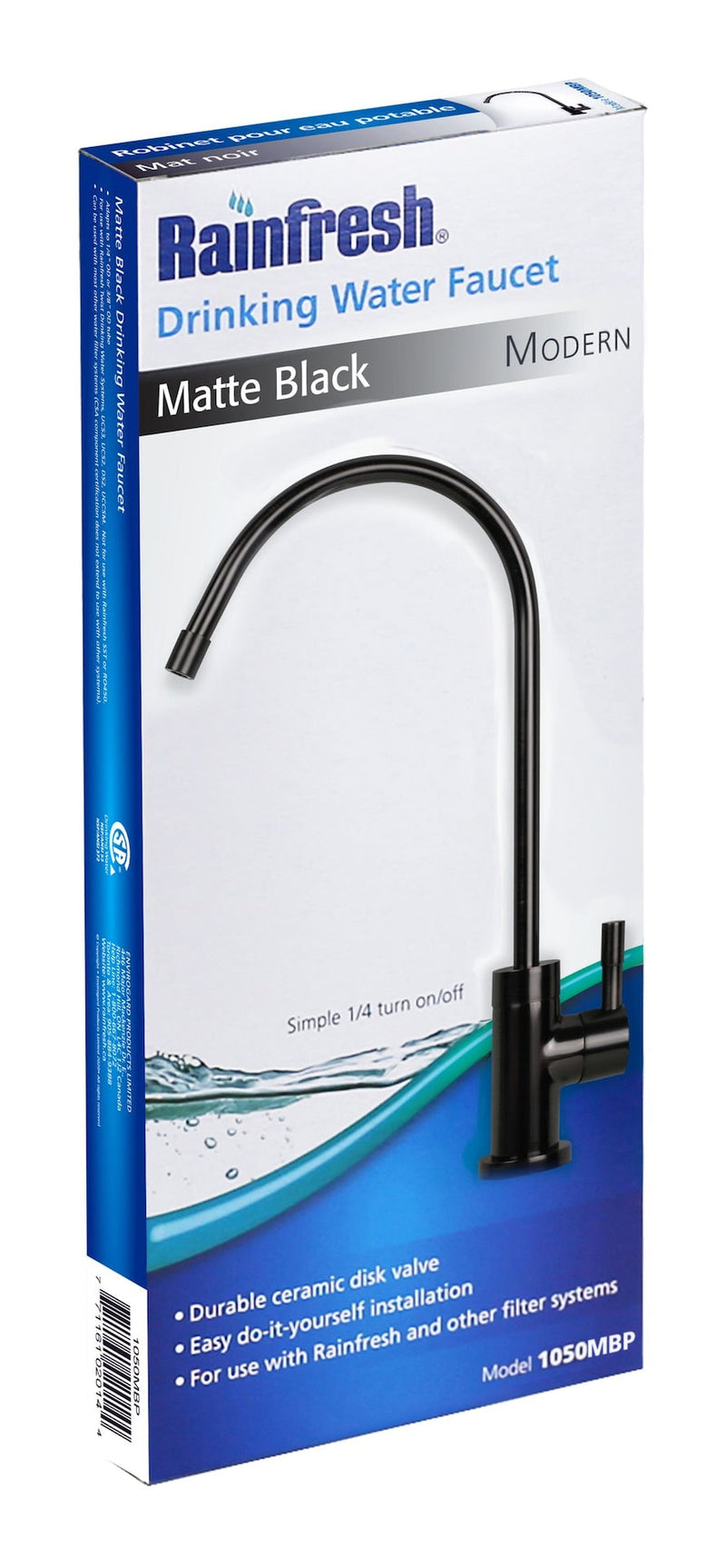 1050MBPDrinking Water Faucet, Matte Black A6366