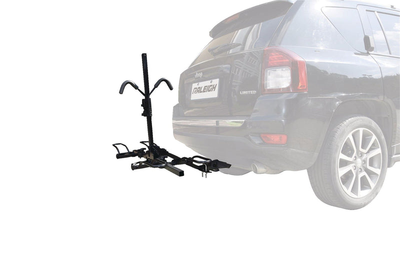 2-Bike Hitch Platform Rack with Anti-Wobble Hitch Pin, Folding Design X6789