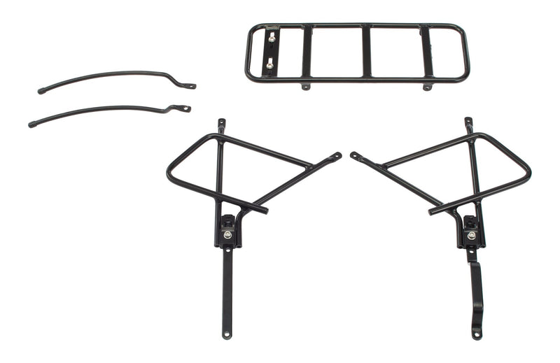 Adjustable Rear Bike Rack, Lightweight, Aluminum, Black T2230