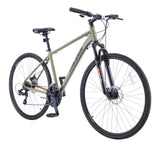 Encounter Hybrid Bike with Alloy Disc Brakes, 700C, Grey
