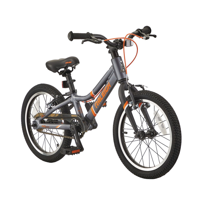 Meteor Kids Bike with Reflectors, 16-in Wheel, Grey N2883