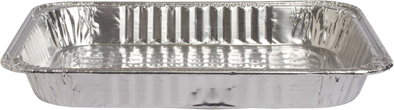 Rectangle Foil Reusable Half Size Steam Baking Pan, Silver, 12-in, for Baking/Cooking/Steaming K3269