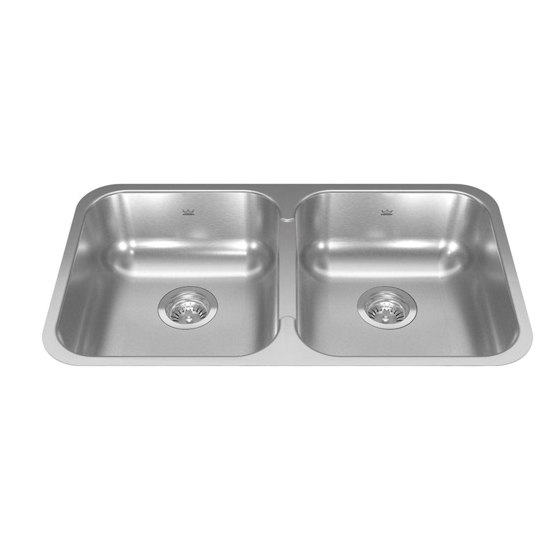 in FB Double Stainless Steel Sink, 30.88x17.75x7-in M1430