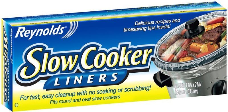 Slow Cooker Aluminum Liners, 6.1-L, 4-pk S9764