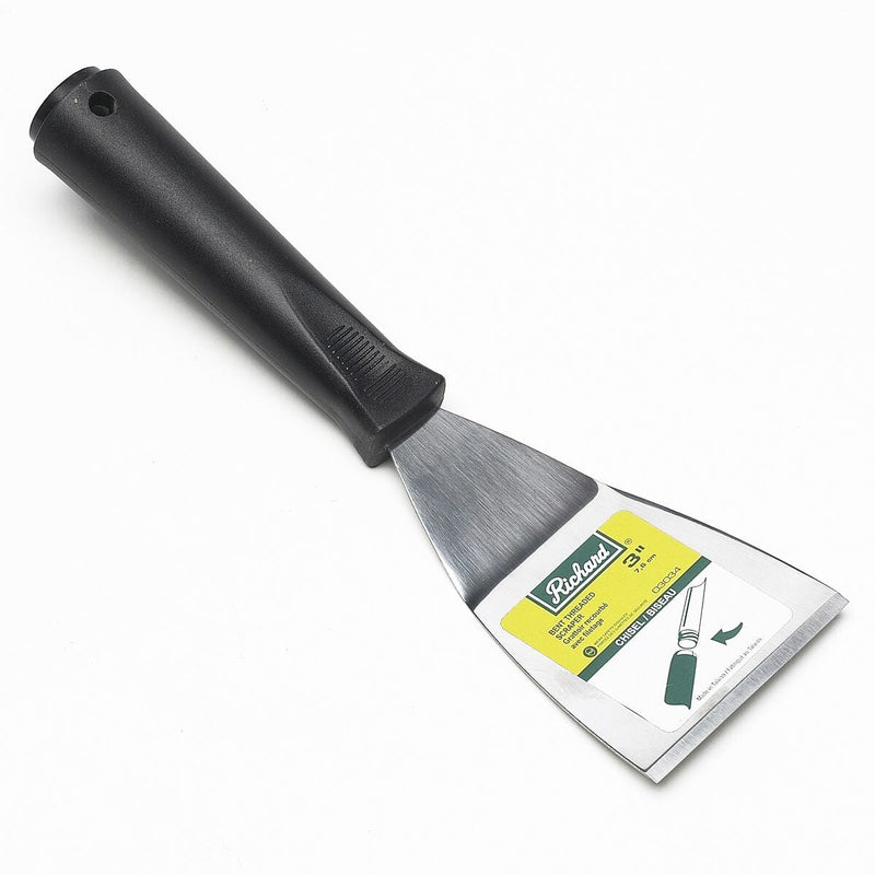 Bent Chisel Scraper with Threaded Handle For Extension Pole, Stainless Steel, 3-in C8562