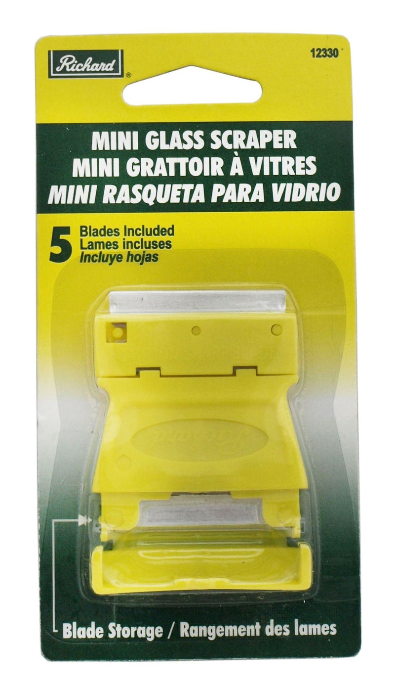 Mini Glass Scraper with Single Edge Razor Blades, 6-pc P7878