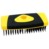 Wire Block Brush Cleans/Removes Paint, Rust & Dirt From Metal, 5.4 x 16.8-cm