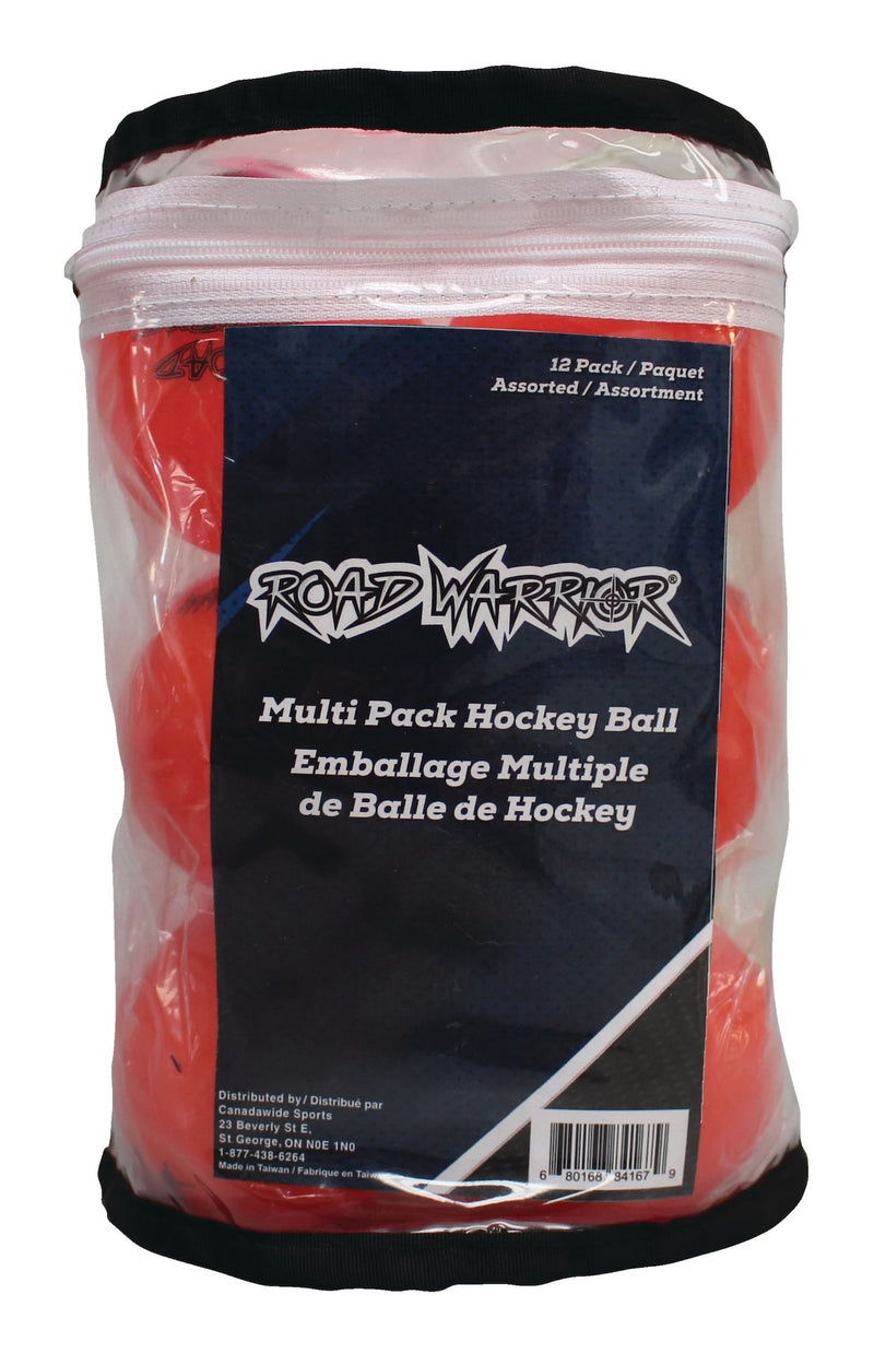 Street Hockey Balls, Assorted Colours, 12-pk C9811