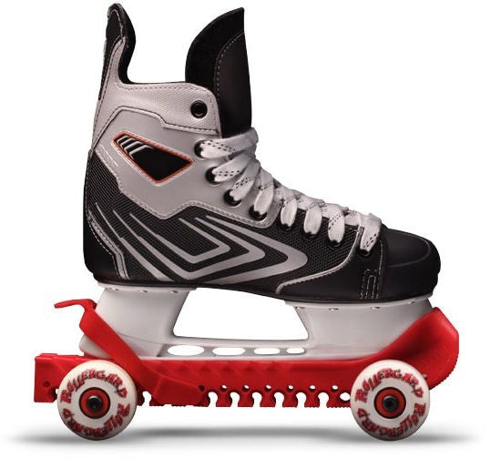 Hockey Skate Guards with Wheels, Red C9236