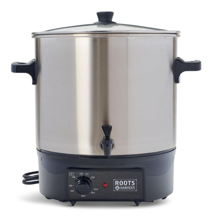 Electric Bath Canner with Glass Lid & Stainless Steel Canning Rack D9404
