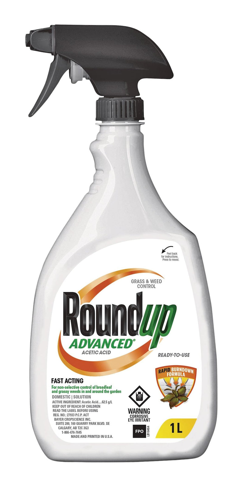 Advanced Ready-To-Use Grass & Weed Control Spray, 1-L W5325