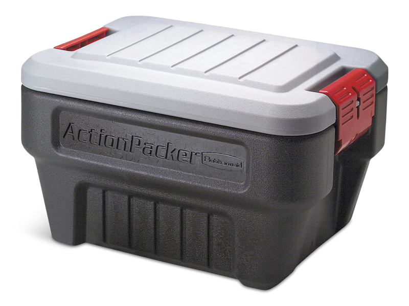 Action Packer Latch Storage Container, Stackable and Recyclable, 30.3-L P2116