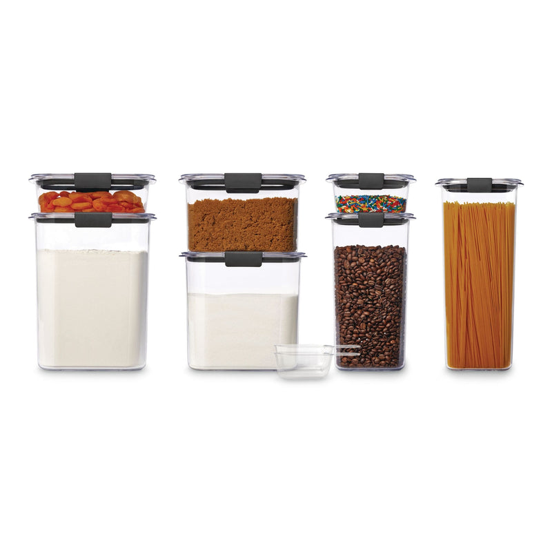 Brilliance Pantry Food Storage Container Set with 2 Scoops, 7-pc S2538