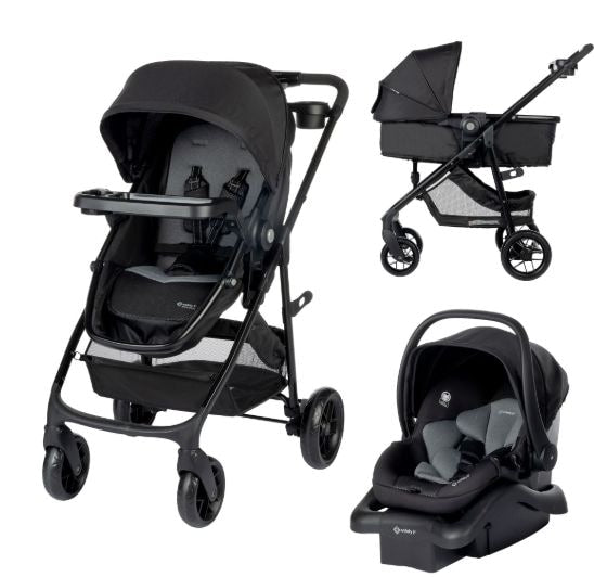 Grow and Go Travel System with 8 Strolling, Alloy U0461