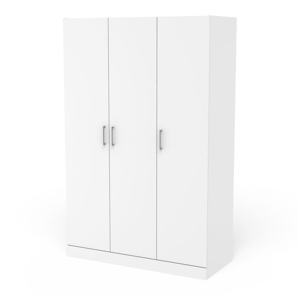3 Drawer Wardrobe White V8709