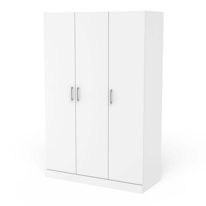 3 Drawer Wardrobe White V8709