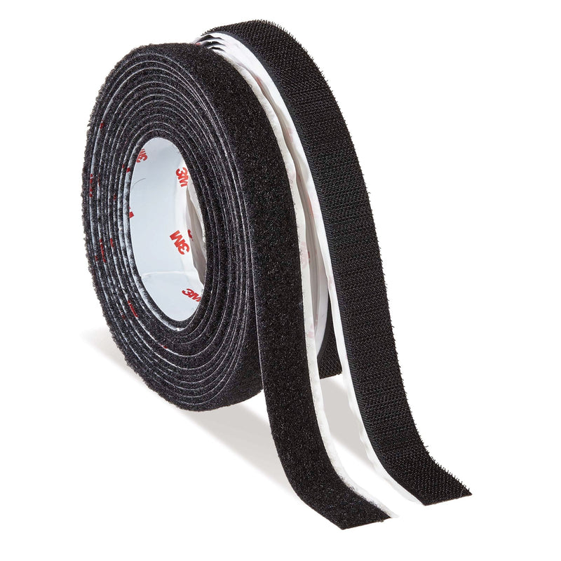 Indoor Fasteners, Black, 3-lbs, 0.75-in x 15-ft, 1-pk Y0383