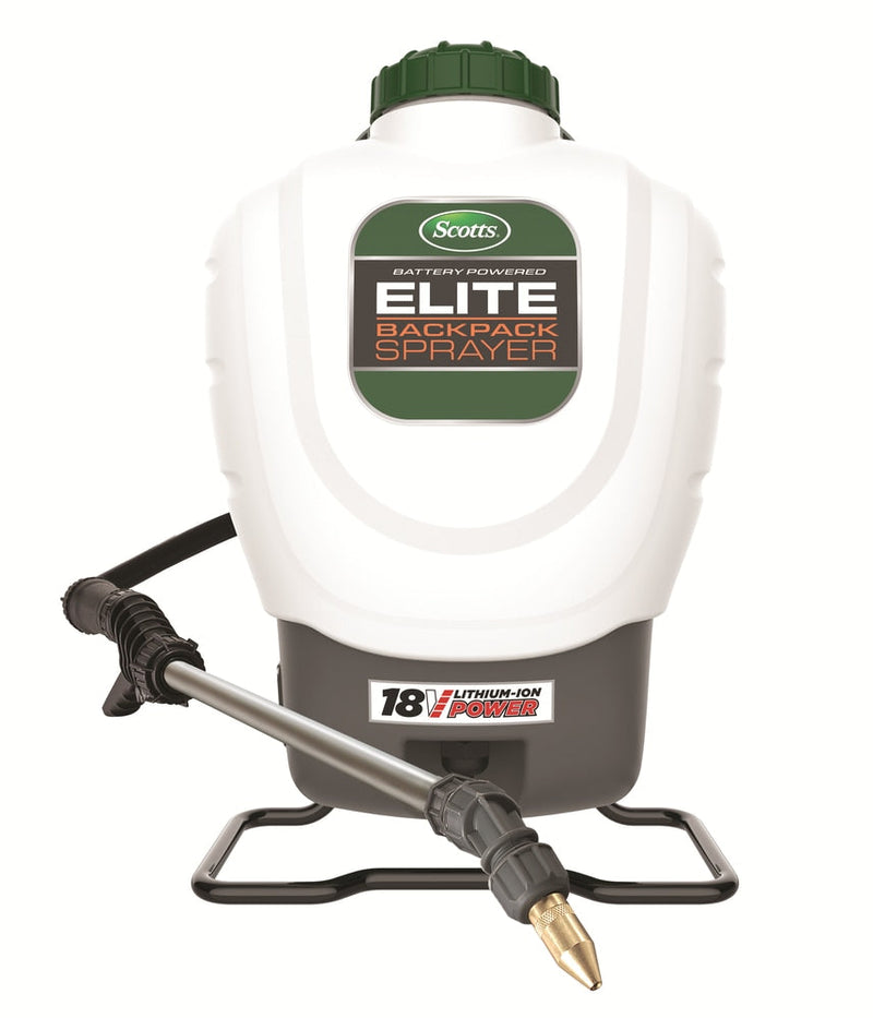Elite 18V Lithium-Ion 2.0AH Battery Powered Garden Backpack Sprayer, 18.1-L K3164