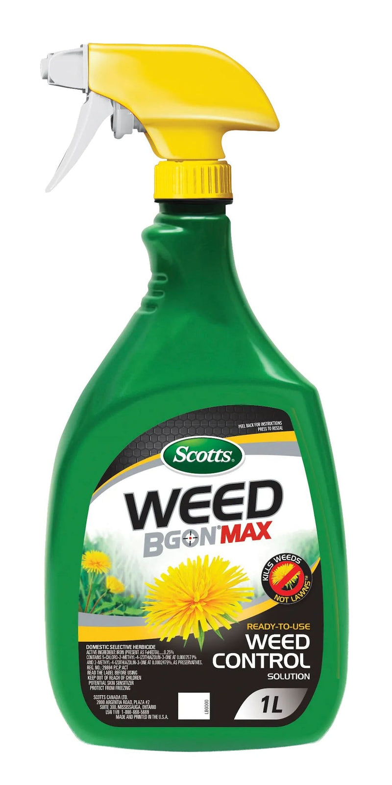 Weed B Gon MAX Weed Control Concentrate for Lawns, 1-L A1143