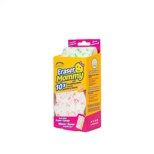 Eraser Mommy All-Purpose Cleaning Sponge/Scrubber, 2-pk B7512