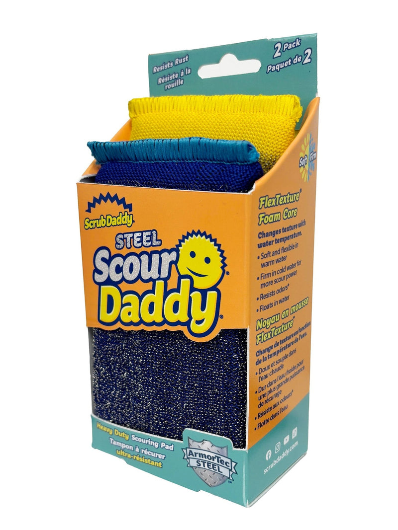 Scour Daddy Multi-Surface Steel Scouring Pads, 2-pk F5935
