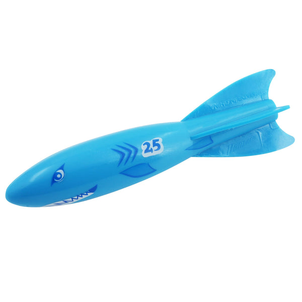Shark Torpedo Beast Underwater Pool Diving Toys, Multi-Coloured, Assorted, 4-pk, Ages 3+, for Beach/Pool Fun Activities S1965