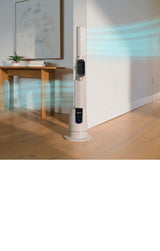 TurboBlade Cool + Heat Oscillating Tower, 2-in-1 Bladeless Fan & Heater, with Remote Control, Black